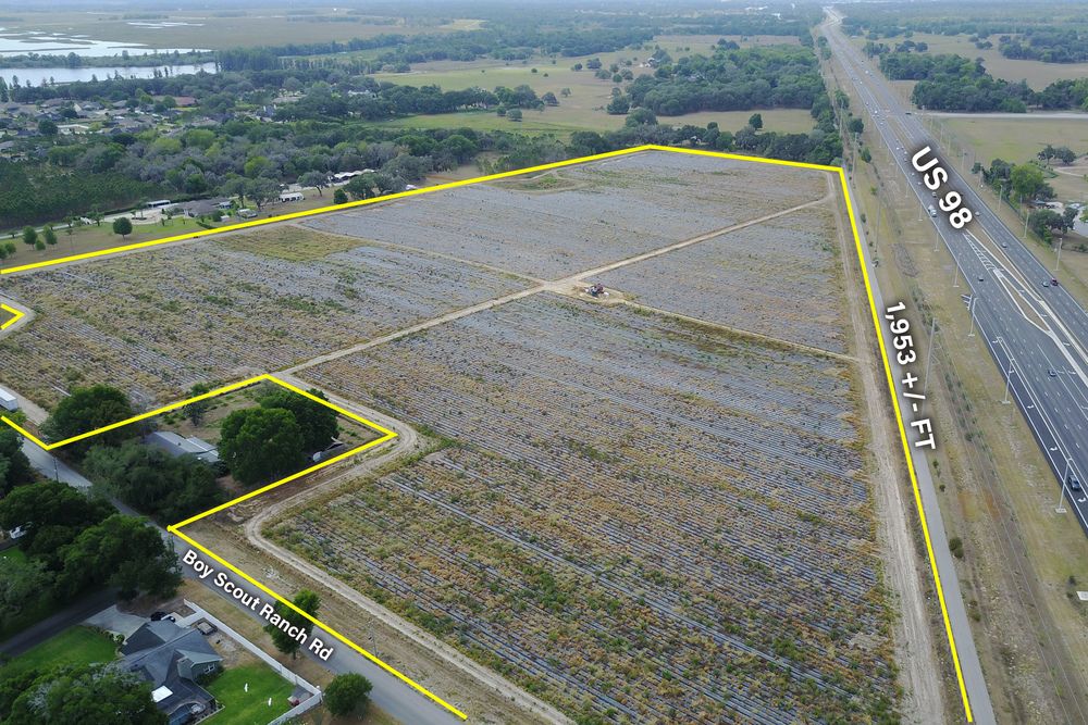 US 98 & Boy Scout Ranch Road in Bartow, Florida: US 98 & Boy Scout Road, Bartow, FL 33830